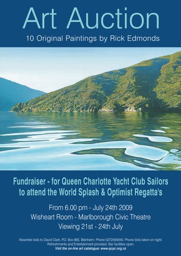 .Art auction poster SW © Rick Edmonds